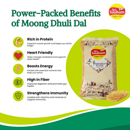 Sri Sauham Premium Moong Dhuli Dal - Distacart