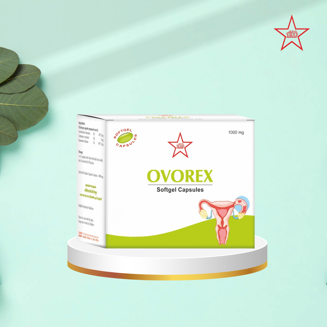 Skm Ayurveda Ovorex Softgel Capsules - Distacart