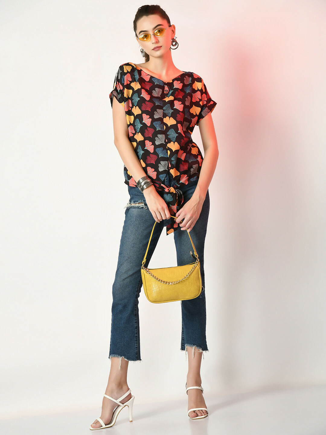 Myshka Women's Multi Printed Top - Distacart