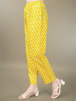 Thumbnail for Jyoti Fashion Women's Yellow Rayon Embroidery & Sequence work Kurta with Trouser & Dupatta - Distacart