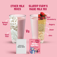 Thumbnail for Slurrp Farm Berry Blast Milk Mix Sweetened with Jaggery Powder - Distacart