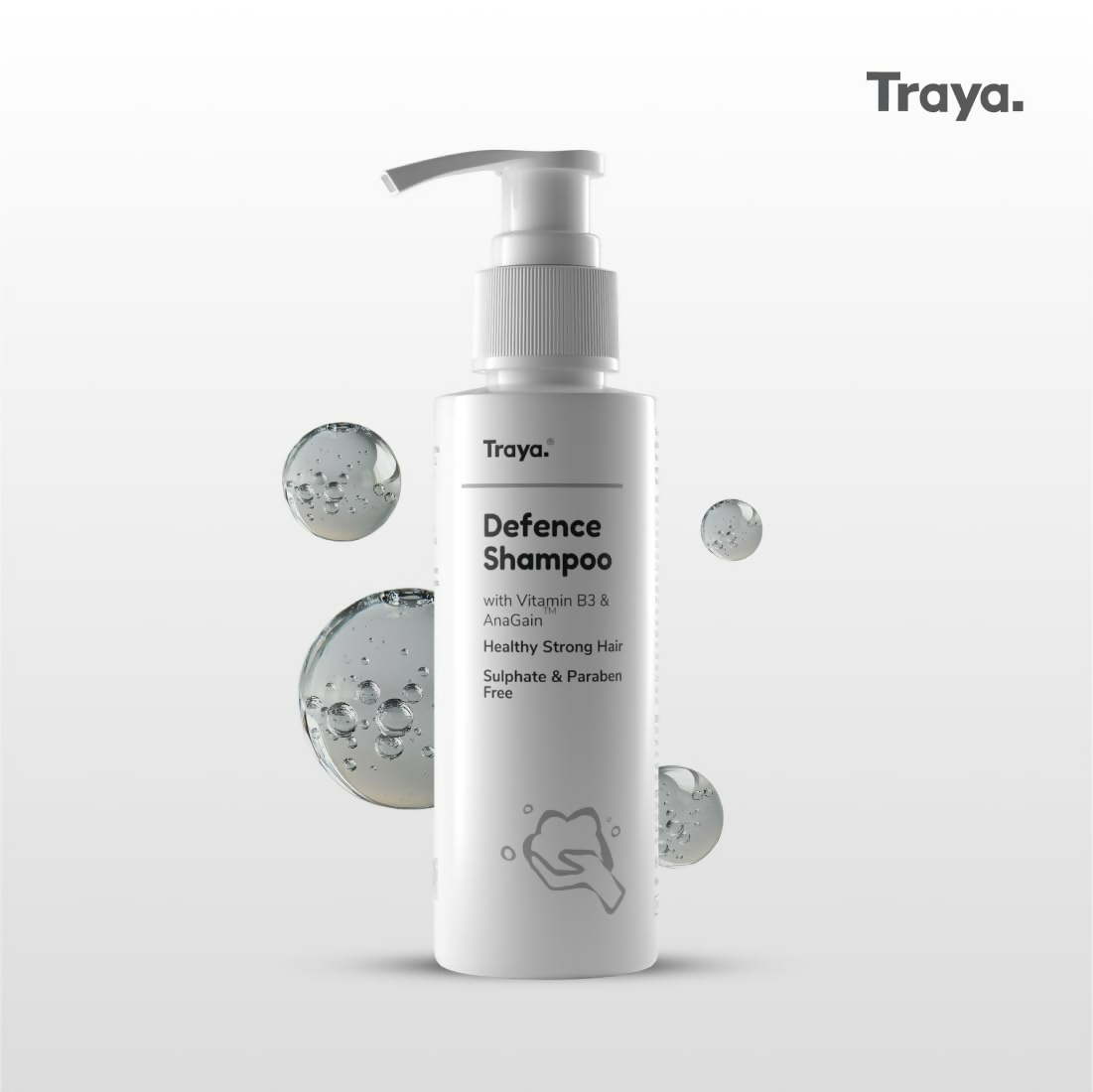 Traya Defence Shampoo with Vitamin B3 & AnaGain