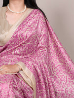 Thumbnail for Vastranavya Pink Tussar Silk Printed Saree with Unstitched Blouse - Distacart