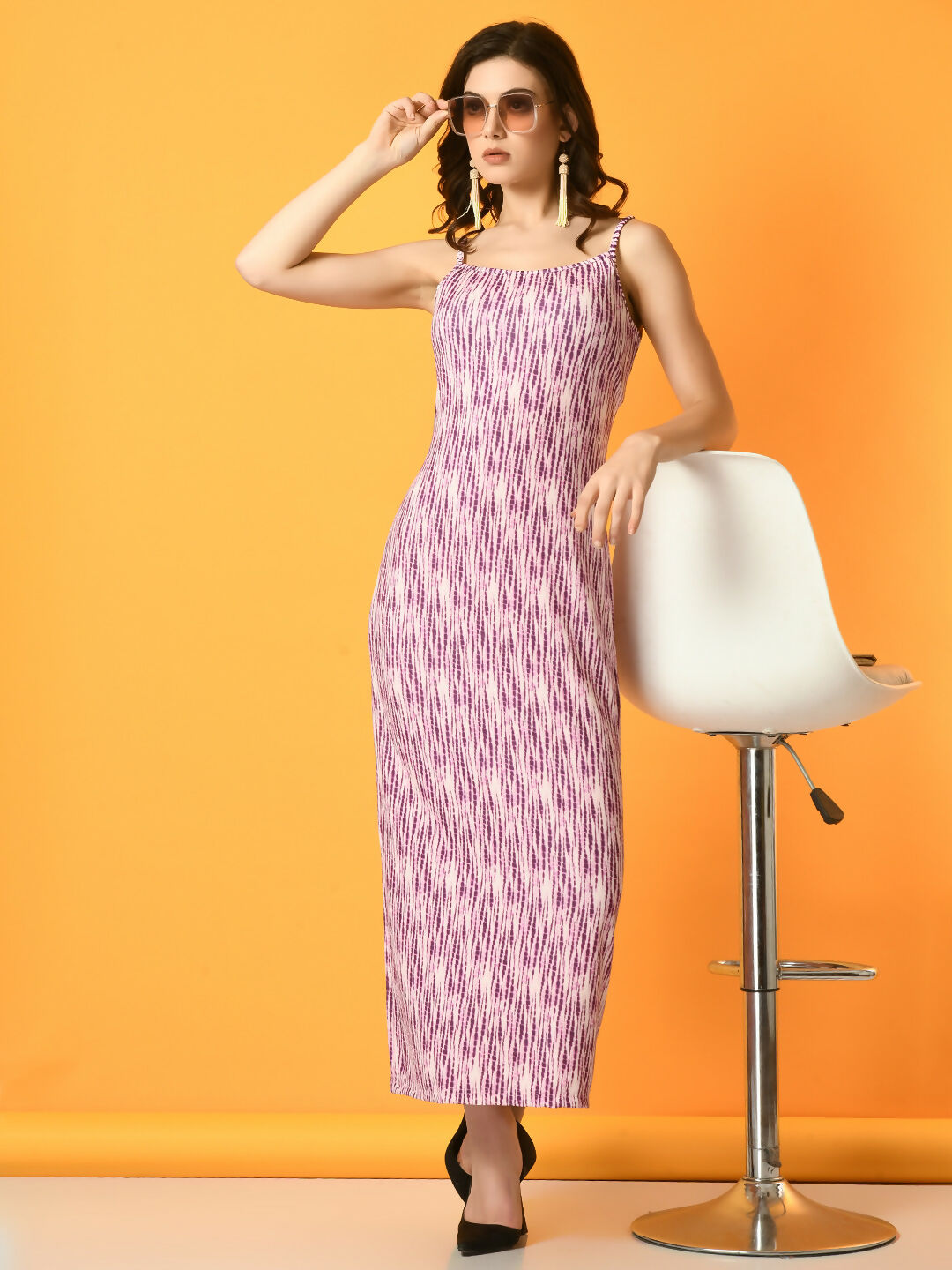 Myshka Women's Multi Printed Party Dress - Distacart