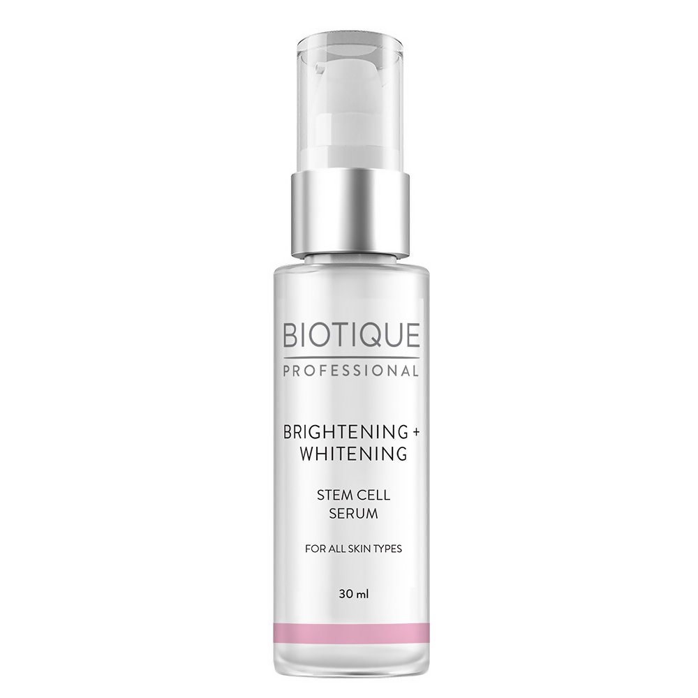 Biotique Professional Brightening + Whitening Stem Cell Serum - Distacart