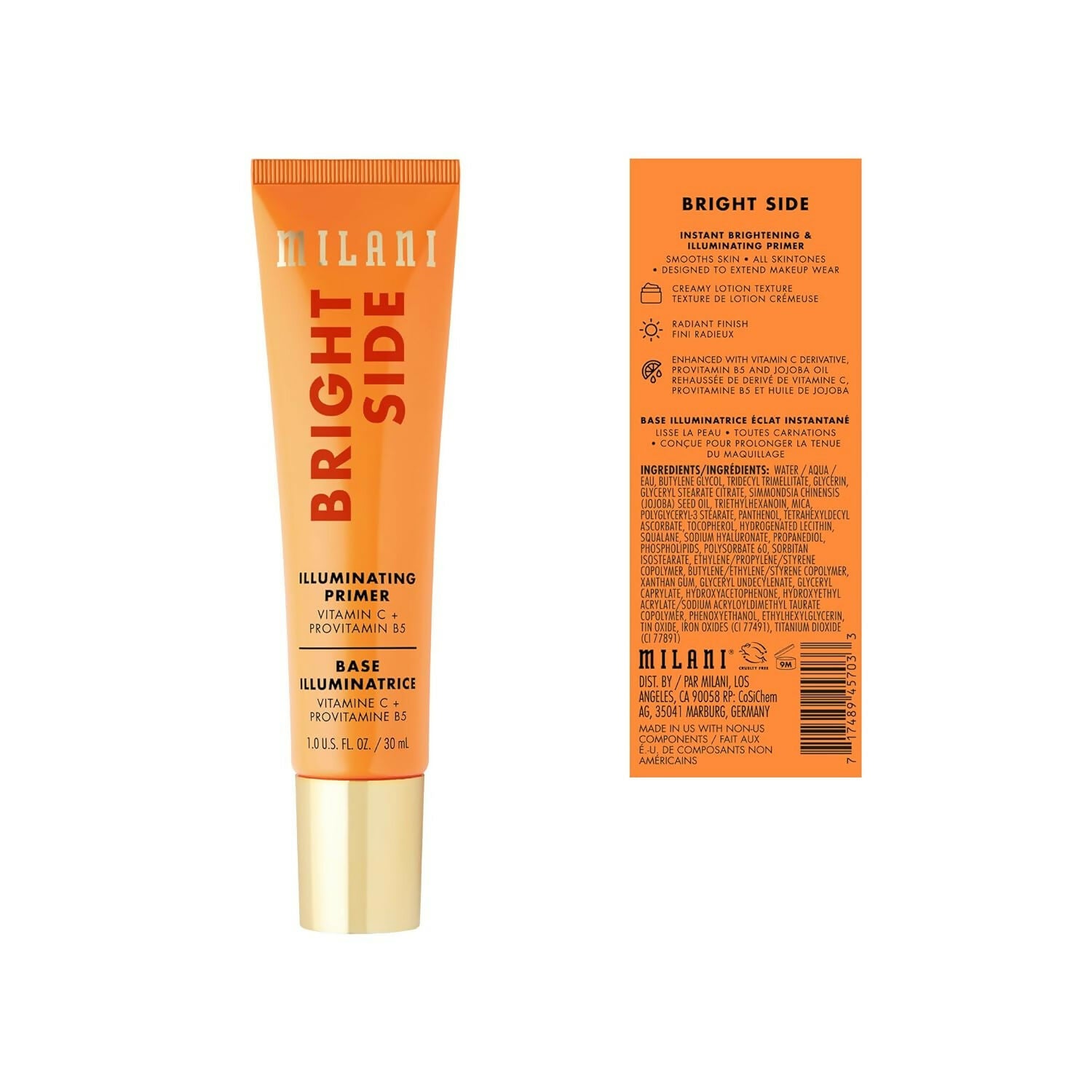 Milani Bright Side Illuminating Face Primer - Distacart