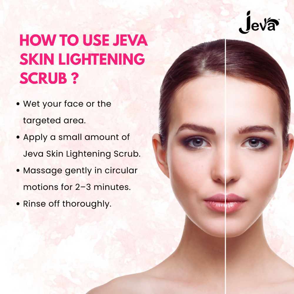 Jeva Skin Lightening Scrub Face & Body Exfoliates - Dista