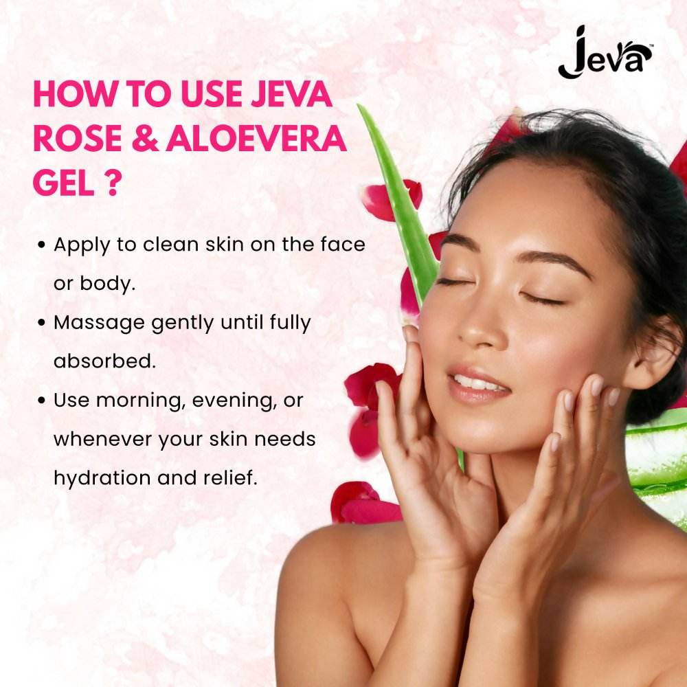 Jeva Rose and Aloe Vera Facial Massage Gel - Dista