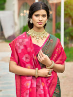Thumbnail for Astita Mehendi Soft Silk Saree