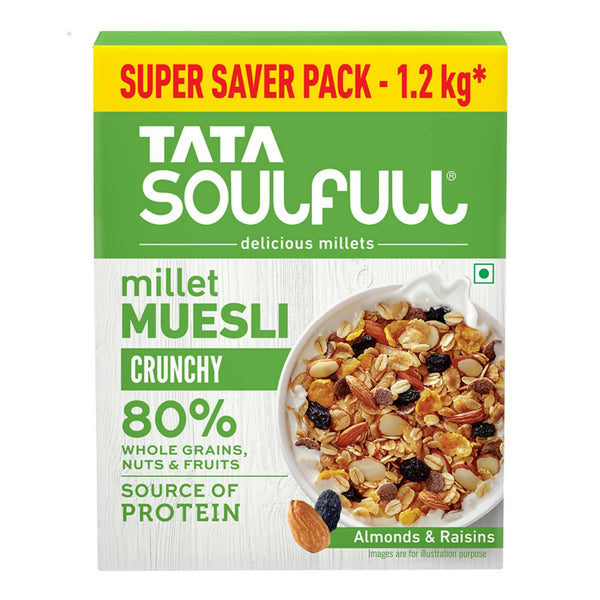 Tata Soulfull Millet Muesli Crunchy Breakfast Cereals - Distacart