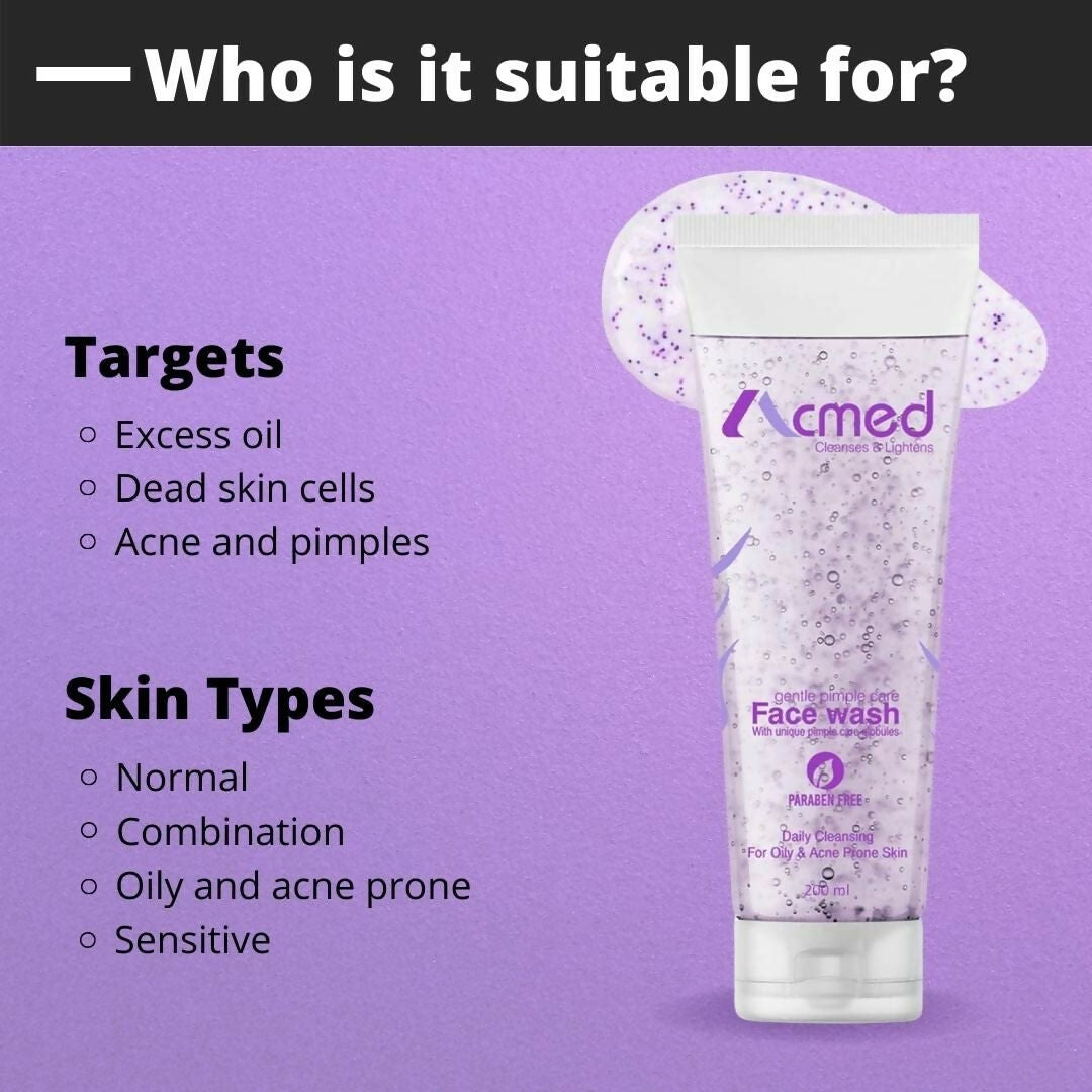 Acmed Pimple Care Acne Prevention Face Wash - Distacart