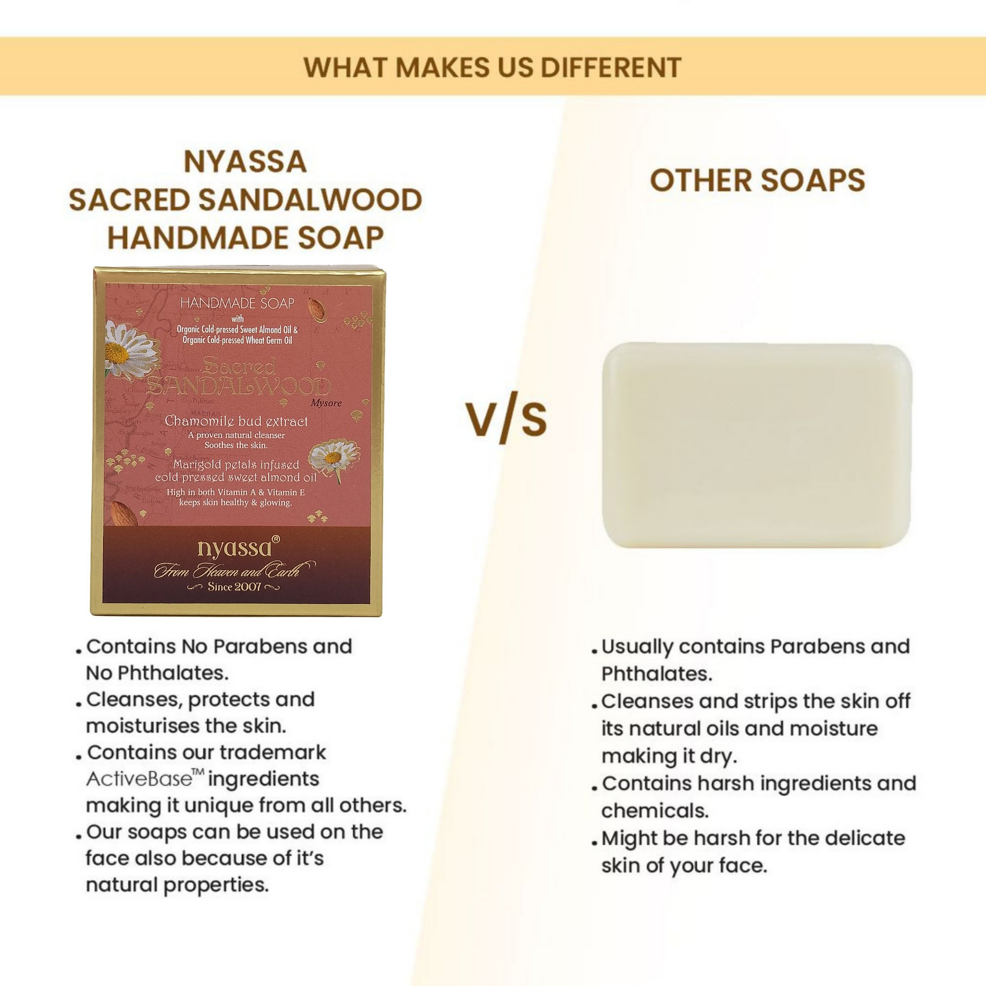 Nyassa Sacred Sandalwood Handmade Soap - Distacart