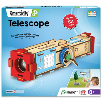 Smartivity Telescope Toy For Kids Age 8, 9, 10, 11, 12, 13, 14 Years Old Measure Height & Distance - Distacart