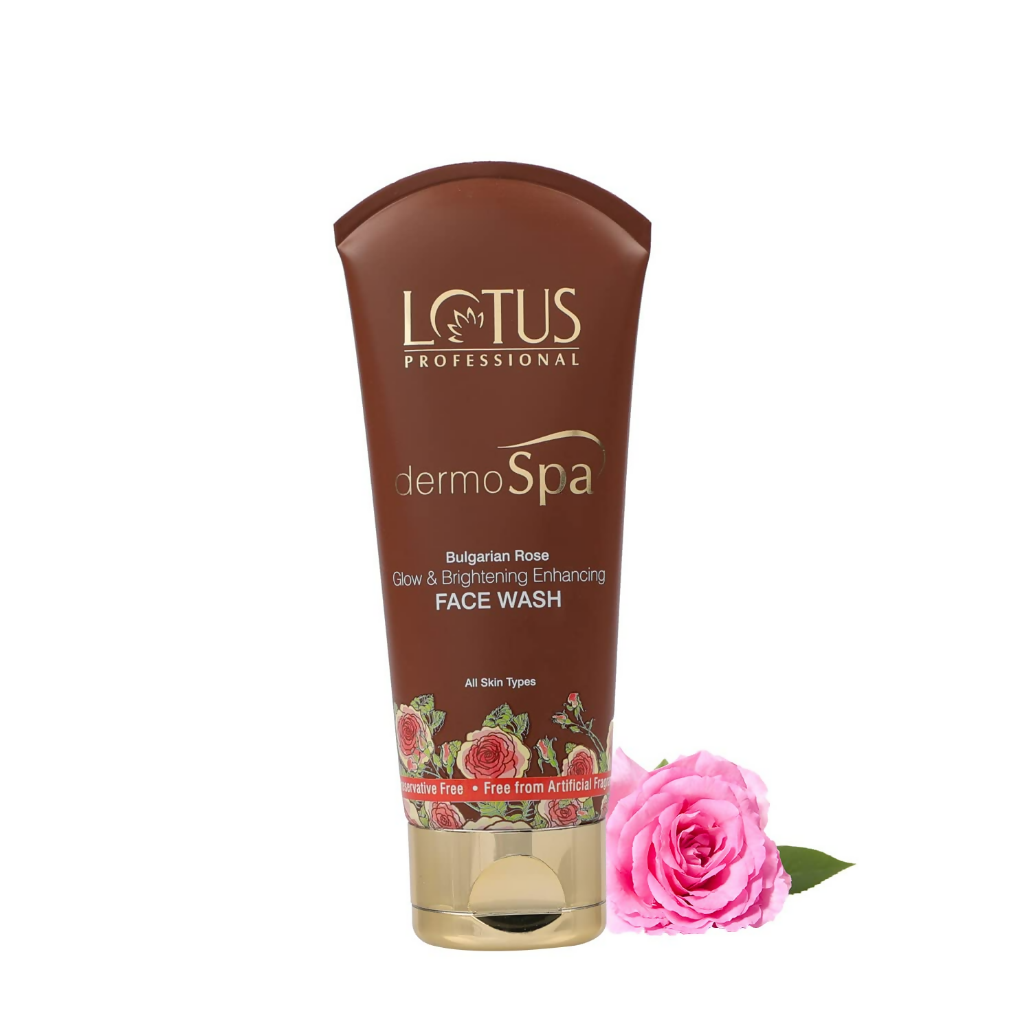 Lotus Professional Dermo Spa Bulgarian Rose Glow and Brightening Enhancing Face Wash - Distacart