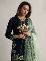 Thumbnail for Teeya Creation Women'S Fancy Stylish Heavy Embroidery Sequence Work With Rivet Moti Work Kurta Set - Dista