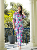 Casual Fashionable Multi Muslin Cotton co-ord set - Manya - Distacart