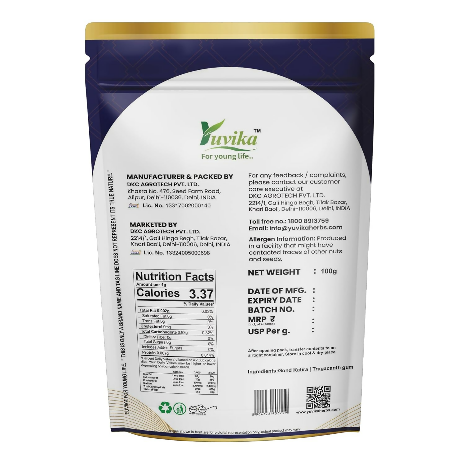 Yuvika Gond Katira - Tragacanth Gum