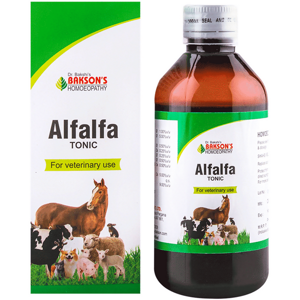 Bakson's Homeopathy Alfalfa Tonic For Veterinary Use - Distacart
