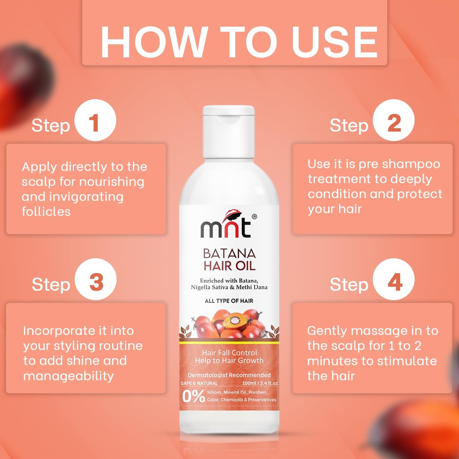 MNT Batana Hair Oil - Distacart