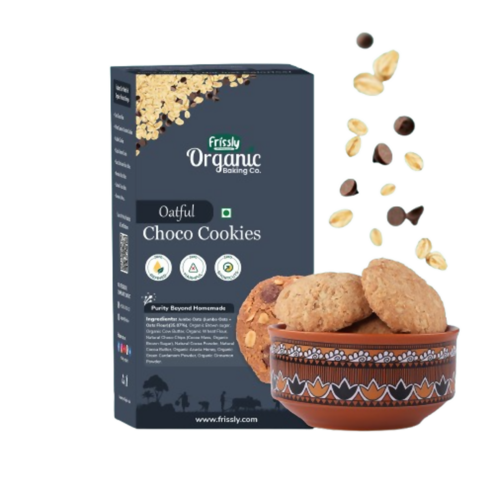 Frissly Organics Oatful Choco Cookies - Dista