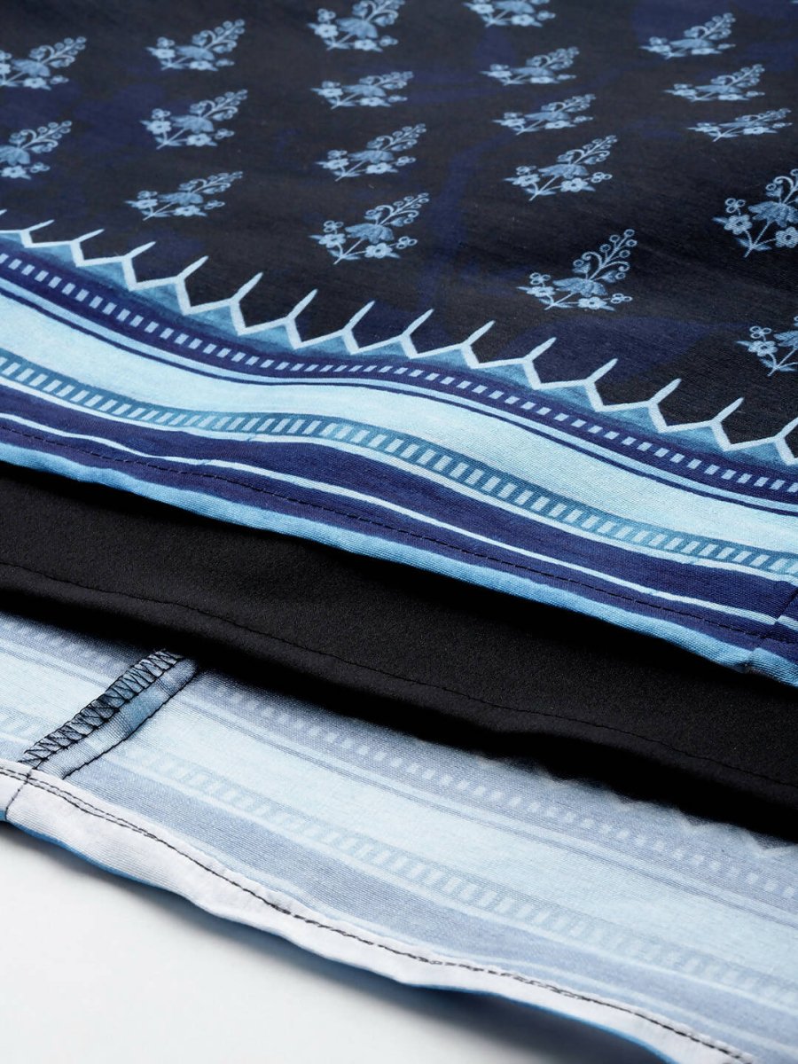 Ahalyaa Women's Traditional wear Ethnic Dress - Blue - Distacart