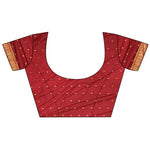 Thumbnail for Joban Fashion Peach Banarasi Soft Silk Woven Butti Saree - Distacart