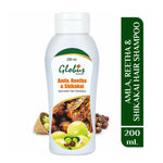 Thumbnail for Globus Remedies Amla Reetha Shikakai Shampoo