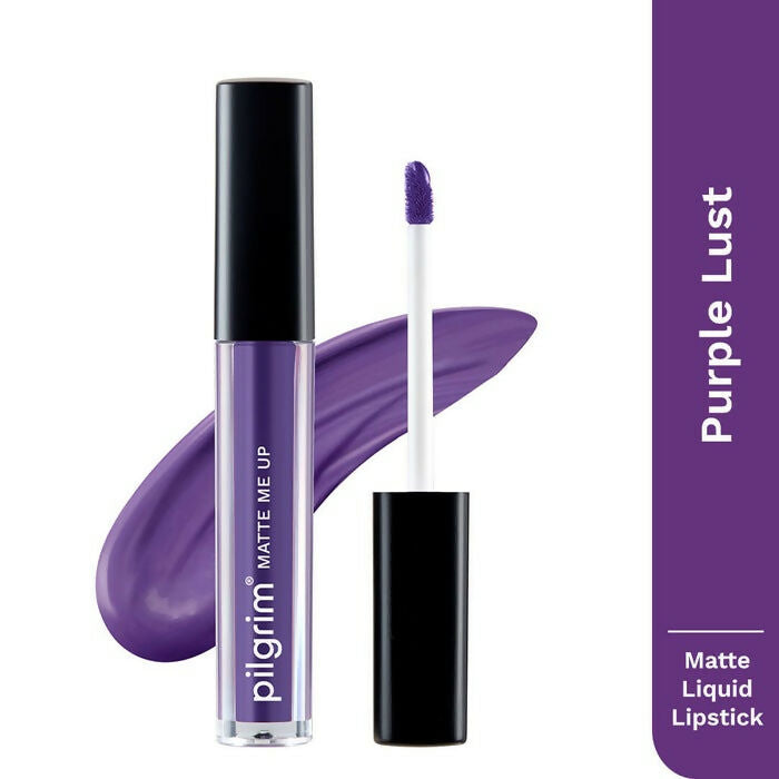 Pilgrim Matte Me Up Liquid Lipstick Purple Lust - Distacart
