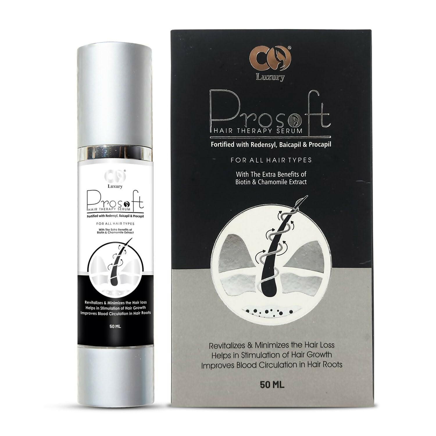 Prosoft Hair Therapy Serum For Hair Fall Control & Hair Growth - Distacart