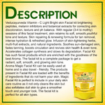 Thumbnail for VedicAyurveda Vitamin C Light 'n' Bright Skin Facial kit - Dista