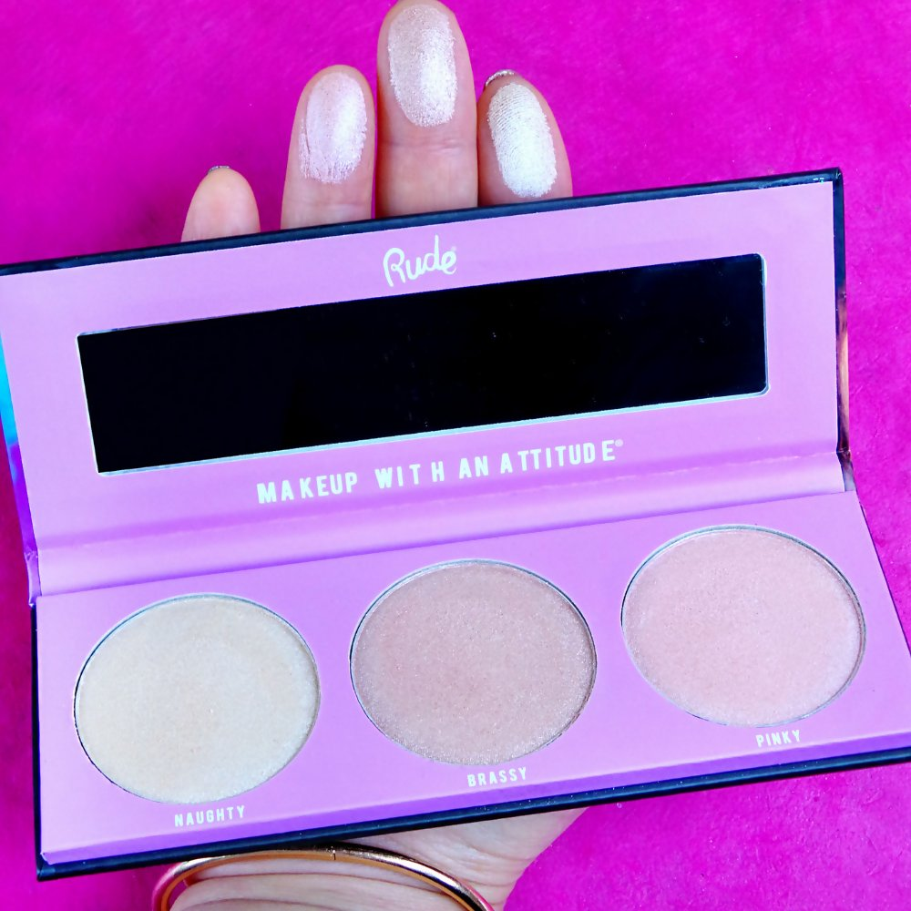 Rude Cosmetics Highlighting Shimmer Trio - Distacart