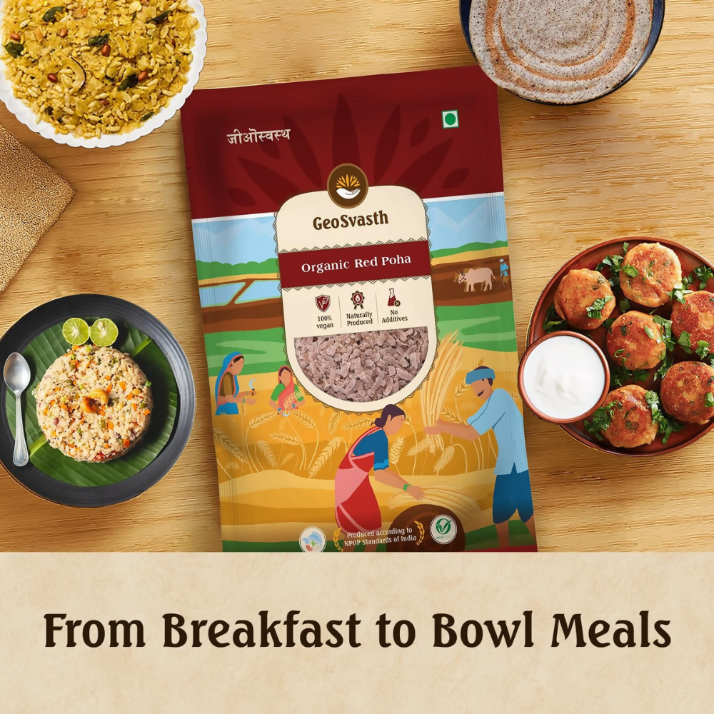 GeoSvasth Organic Red Poha - Dista