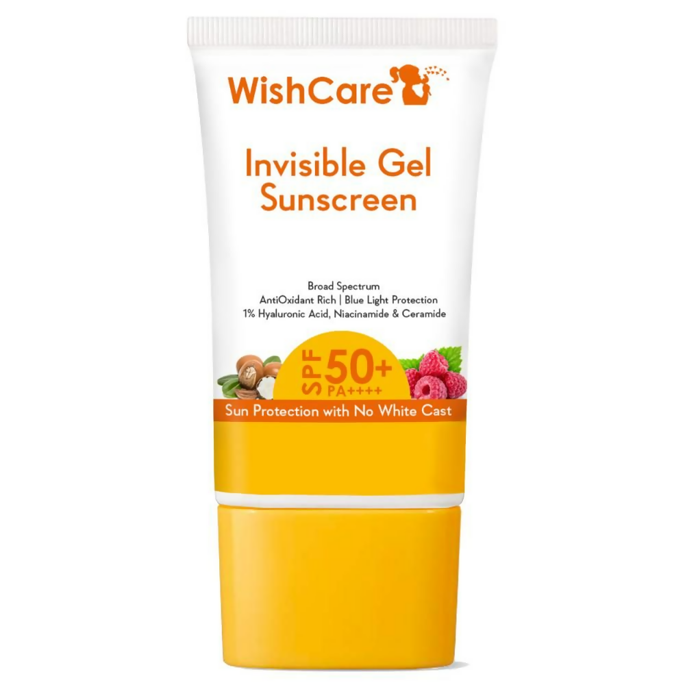 WishCare Invisible Gel SPF50 Ceramide Sunscreen - PA++++ - Distacart