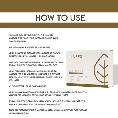 Jovees Mini Gold Facial Kit - Distacart