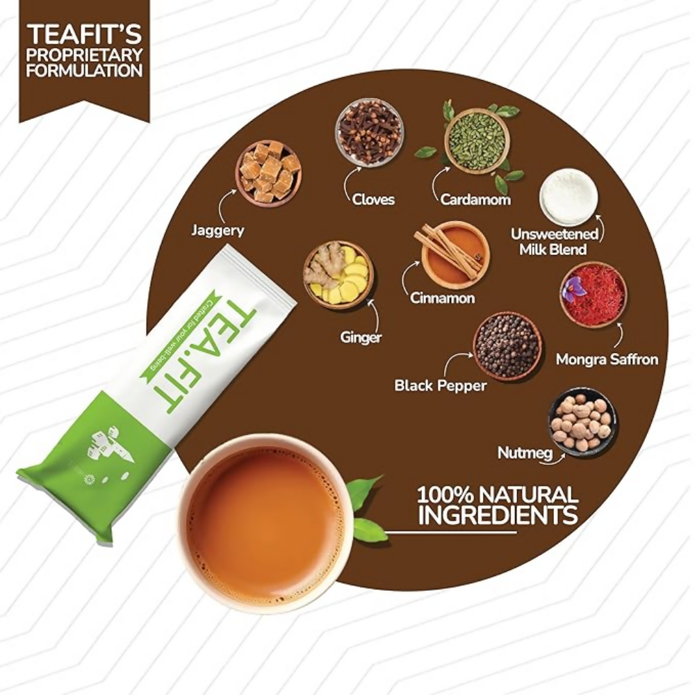 TeaFit Instant Jaggery Masala Tea Premix - Distacart