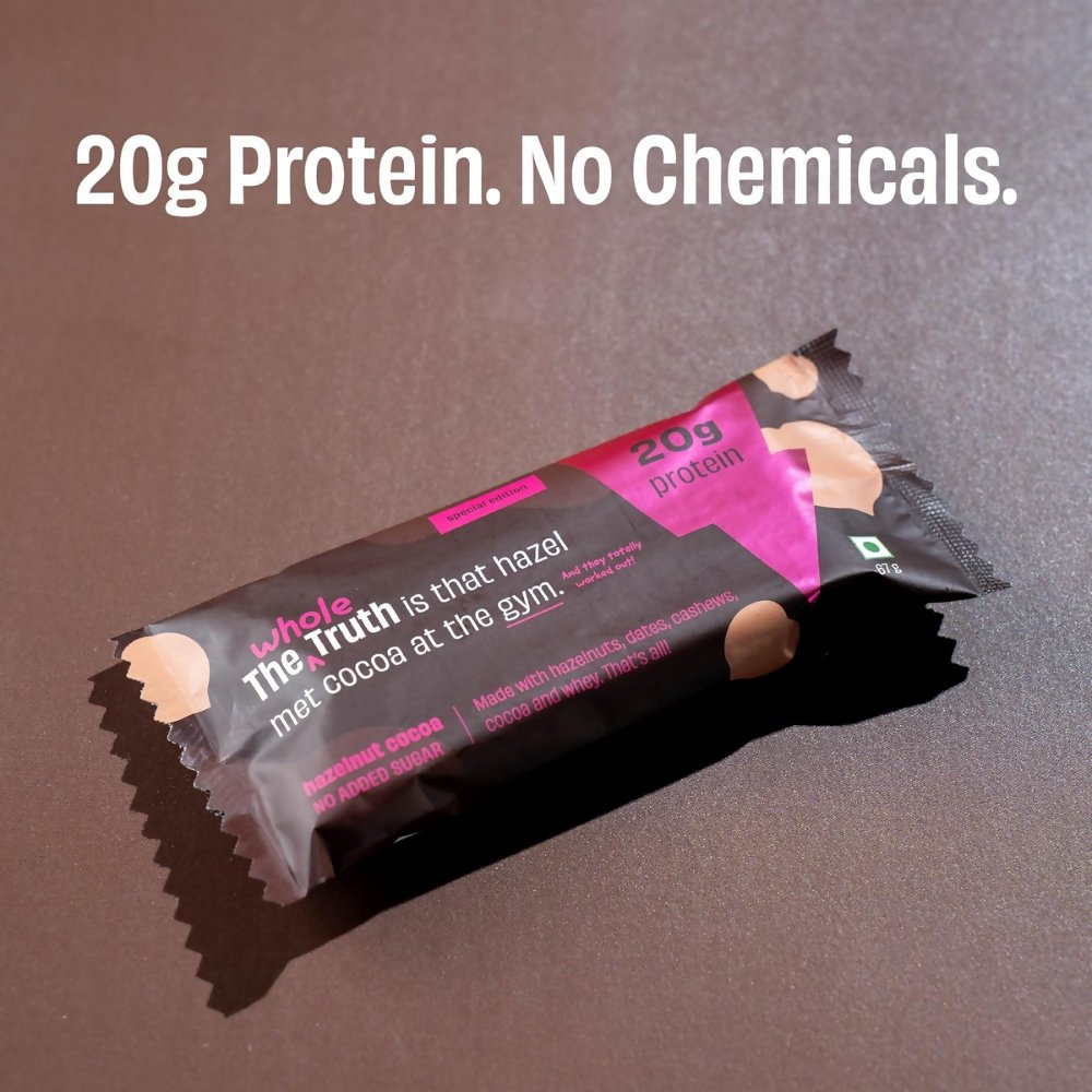 The Whole Truth High Protein Hazelnut Cocoa Protein Bar - Distacart