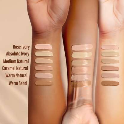 Faces Canada All Day Hydra Matte Mini Foundation - Rose Ivory 011 - Distacart