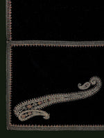 Thumbnail for Sangria Floral Embroidered Straight Kurta & Trousers With Dupatta - Distacart