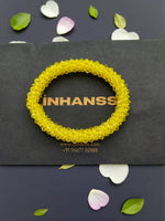 Thumbnail for Inhanns Unisex Crystal Bloom – Adjustable Crystal Bead Bracelets - Lemon Yellow - Distacart