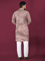 Thumbnail for Anaita Pink Chikankari Work Viscose Rayon Straight Kurta - Distacart