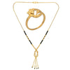 AanyaCentric Gold-plated Mangalsutra & Ring Set - Distacart