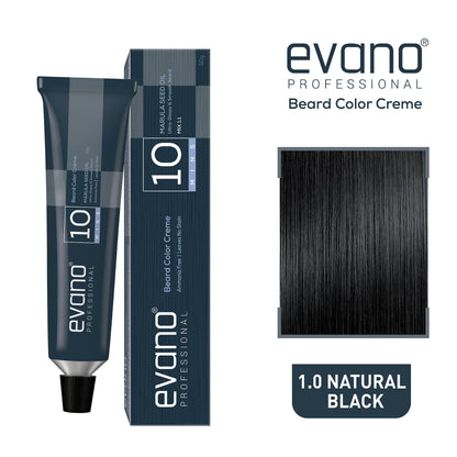 Evano Professional Beard Color For Men-Natural Black - Distacart