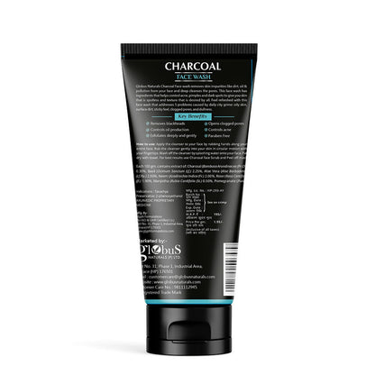 Globus Naturals Charcoal Face Wash - Distacart