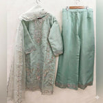Thumbnail for Teeya Creation Womens New Trendy Silk With Heavy Embroiedery With Sequence Work Kurta Set - Dista