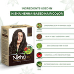 Thumbnail for Nisha Henna Based Hair Colour for Women & Men Original Black - Distacart