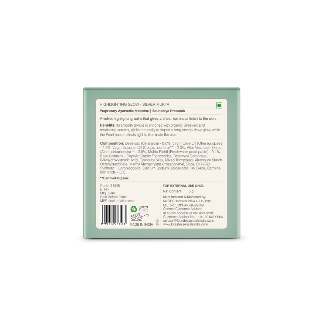 Forest Essentials Highlighting Glow Mukta - Silver - Distacart