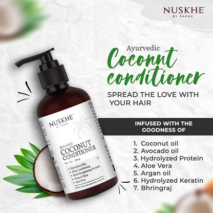Nuskhe By Paras Ayurvedic Coconut Conditioner - Distacart
