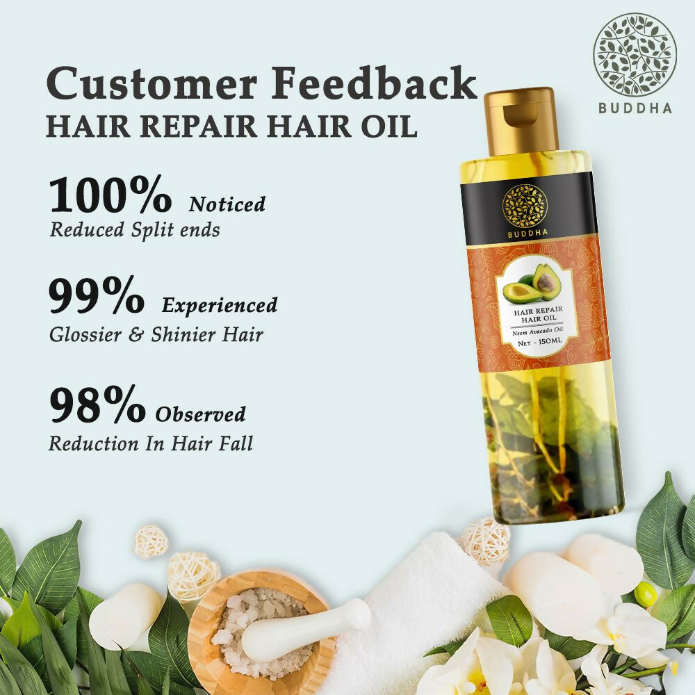 Buddha Natural Hair Repair Treatment Oil - Distacart