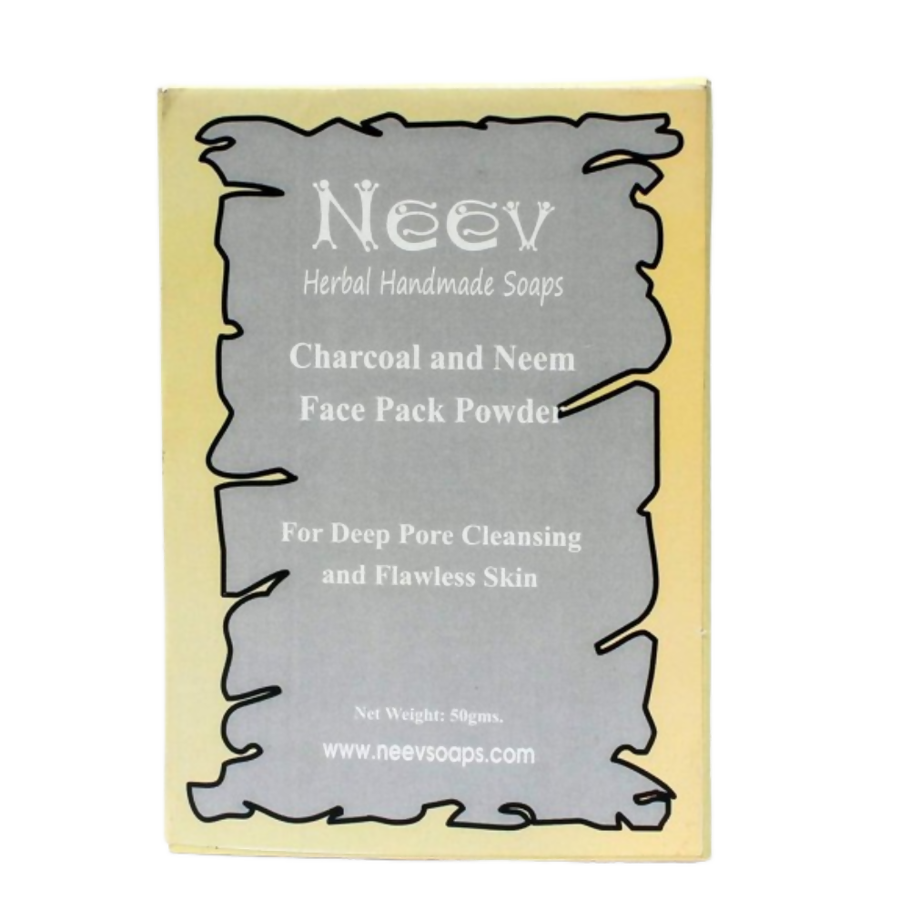 Neev Herbal Handmade Soaps Charcoal and Neem Face Pack - Distacart