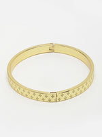 Thumbnail for NVR Men's Set of 2 Gold & Black Rhodium-Plated Stainless Steel Kada Bracelet - Distacart